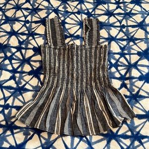 Anthropologie Maeve Smocked Tank
